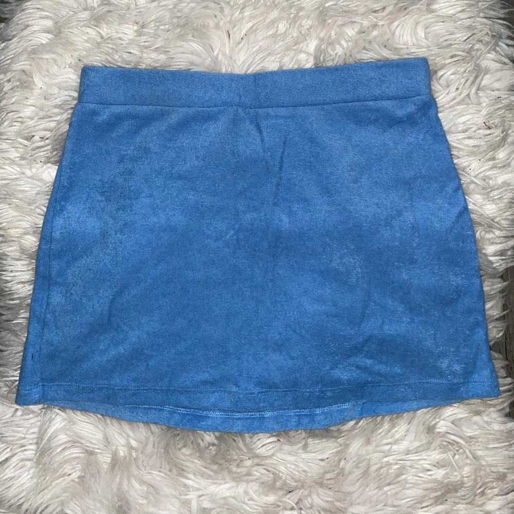 Blue Mini Skirt